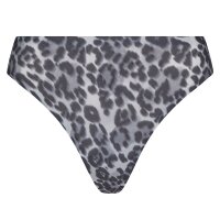Chantelle Ladies Tanga - String, Softstretch, seamless, invisible, one size 36-44, Pattern Grey Leopard One Size