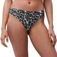 Chantelle Ladies Tanga - String, Softstretch, seamless, invisible, one size 36-44, Pattern Grey Leopard One Size
