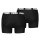 PUMA Men Boxer Trunks, 2-Pack - Everyday Basic Boxers 2P, Cotton Stretch, Solid Colour Black/White XL (X-Large)