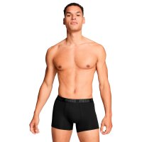 PUMA Herren Boxershorts, 2er Pack - Everyday Basic Boxers 2P, Cotton Stretch, einfarbig Schwarz M