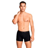 PUMA Men Boxer Shorts, 3-Pack - Everyday Boxers 3P, Cotton Stretch, Solid Colour Black/Grey M (Medium)