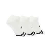 ellesse Unisex Sneaker Socken MELNA, 3 Paar - Trainer Liner, Sport, Logo Weiß 37-42.5