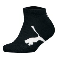 PUMA Children Sneaker Socks, 3-Pack - BWT Sneaker 3P, Logos, single colour Black/Grey 31-34