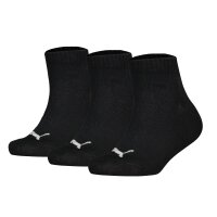 PUMA Kids Quarter Socks, 3-Pack - Plain Quarter 3P,...