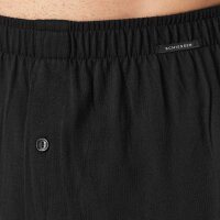 SCHIESSER Herren Jersey-Boxershorts, 2er Pack - 2Pack Boxershorts, Baumwolle, einfarbig Schwarz XL