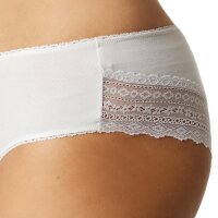 SCHIESSER womens Brazilian panties, 3-pack - 3-pack Brazilian, stretch cotton, plain Black/Grey/White S (Small)