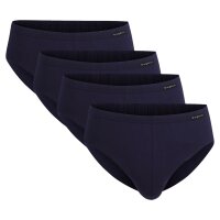 bugatti Mens Briefs, Pack of 4 - FLEXCITY, Sports Briefs, Stretch Cotton Blue XL (X-Large)