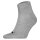 PUMA Unisex Quartersocken, 3er Pack - Quarter Plain 3P, Logo, einfarbig Grau/Schwarz/Weiß 43-46