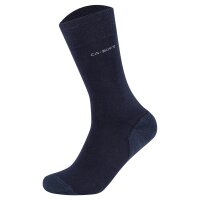 Camano unisex socks - Walk Socks, single-coloured, pack of 8 Navy 35-38 (UK 2,5-5)