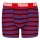 PUMA Jungen Boxer Shorts, 6er Pack - Everyday Striped Boxers ECOM 6P, Cotton Stretch, Streifen Blau/Grün/Rot 134-140