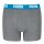 PUMA Boys Boxer Shorts, 6 Pack - Everyday Basic Boxers ECOM 6P, Cotton Stretch Blue/Grey/Green 134-140