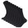 Camano Mens Socks, Pack of 8 - Organic Cotton, Single Colour Black 39-42 (UK 6-8)