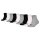 PUMA Kinder Quartersocken, 9er Pack - Plain Quarter ECOM 9P, Logo, einfarbig Schwarz/Weiß/Grau 27-30
