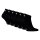 PUMA unisex sneaker socks, pack of 6 - Sneaker Plain ECOM 6P, logo, single-coloured Black 43-46 (UK 8.5-11)