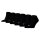 PUMA Unisex Sneakersocken, 6er Pack - Sneaker Plain ECOM 6P, Logo, einfarbig Schwarz 43-46