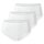 SCHIESSER Damen Midi-Slips, 3er Pack - 3Pack Midi, Stretch Cotton, uni Weiß S
