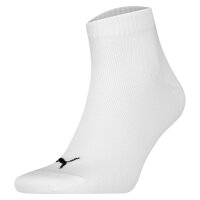 PUMA Unisex Quarter Socken, 9er Pack - Quarter Plain ECOM 9P, Logo, einfarbig Weiß 47-49