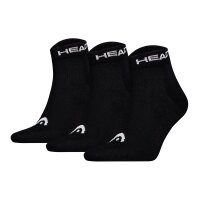 HEAD Unisex Quarter Socken, 3er Pack - Elements All Sport...