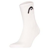 HEAD Unisex Socks, 3-pack - All Sports Training Short Crew, sports socks, logo, solid colour White 43-46 (UK 9-11)