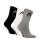 HEAD Unisex Socks, 3-pack -  All Sports Training Short Crew, sports socks, logo, solid colour Grey/White/Black 39-42 (UK 6-8)