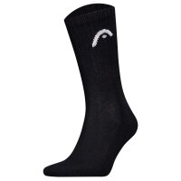 HEAD Unisex Socken, 3er Pack - All Sport Training Crew, Sportsocken, Logo Schwarz 39-42