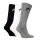 HEAD unisex socks - 3-pack, All Sport Training Crew, sports socks, logo Grey/White/Black 43-46 (UK 9-11)