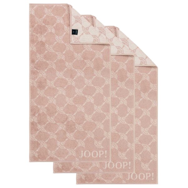 JOOP! towel Classic / Infinity Collection, 3-pack - terry towelling Light Pink (Nude) Cornflower 50x100cm