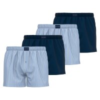 TOM TAILOR Mens Web Boxer Shorts, 4-pack - Pure Cotton,...