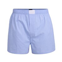 TOM TAILOR Mens Web Boxer Shorts, 4-pack - Pure Cotton, Westside C, checkered Blue L (Large)
