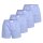 TOM TAILOR Mens Web Boxer Shorts, 4-pack - Pure Cotton, Westside C, checkered Blue M (Medium)