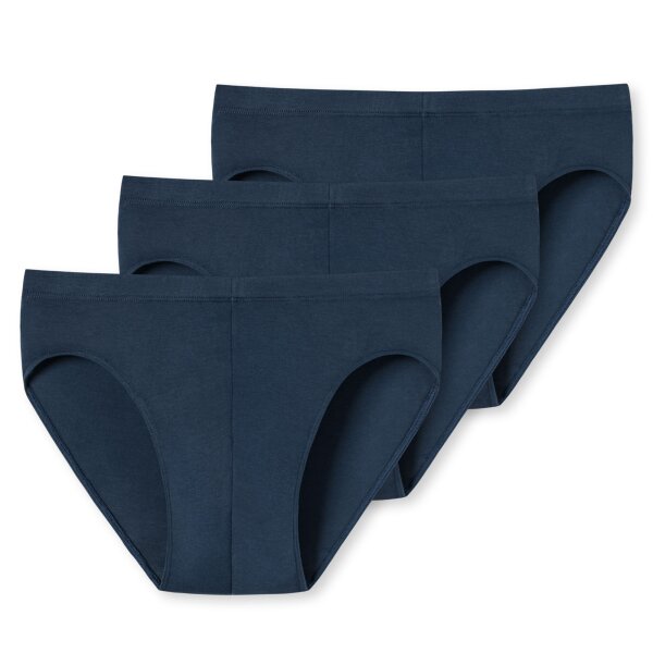 UNCOVER by SCHIESSER mens briefs, 3-pack - UNCOVER Cotton, supermini, single jersey Dark blue M (Medium)