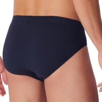 UNCOVER by SCHIESSER mens briefs, 3-pack - UNCOVER Cotton, supermini, single jersey Dark blue M (Medium)