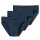 UNCOVER by SCHIESSER mens briefs, 3-pack - UNCOVER Cotton, supermini, single jersey Dark blue M (Medium)