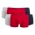 TOM TAILOR Herren Shorts, 6er Pack - X-LASTIC, Boxer Briefs, Pants, Stretch Cotton Marine/Rot/Grau S