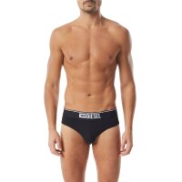 DIESEL Herren Slips, 6er Pack - UMBR-ANDRETHREEPACK, Briefs, Cotton Stretch, einfarbig Schwarz S