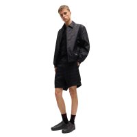 HUGO Herren Sneaker - Morrie Tenn napu, Turnschuh, Schnürung, Kunstleder Schwarz/Schwarz EU 41