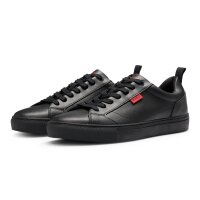 HUGO Mens Sneaker - Morrie Tenn mono N, sneaker, lace-up, synthetic leather Black/Black EU 41 (UK 7)