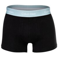 Calvin Klein Herren Boxershorts, 5er Pack - Trunks, Icon Stretch, Logobund Schwarz/Blau/Rot M