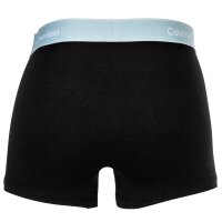 Calvin Klein Herren Boxershorts, 5er Pack - Trunks, Icon Stretch, Logobund Schwarz/Blau/Rot M