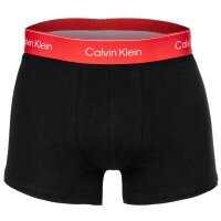 Calvin Klein mens boxer shorts, pack of 5 - trunks, Icon Stretch, logo waistband Black/blue/red M (Medium)
