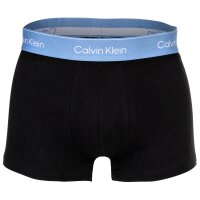 Calvin Klein mens boxer shorts, pack of 5 - trunks, Icon Stretch, logo waistband Black/blue/red M (Medium)