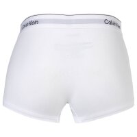 Calvin Klein mens boxer shorts, 3-pack -Trunks, Icon Stretch, logo waistband Black/White/Grey S (Small)