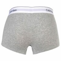 Calvin Klein mens boxer shorts, 3-pack -Trunks, Icon Stretch, logo waistband Black/White/Grey S (Small)