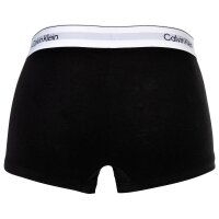Calvin Klein mens boxer shorts, 3-pack -Trunks, Icon Stretch, logo waistband Black/White/Grey S (Small)