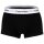 Calvin Klein mens boxer shorts, 3-pack -Trunks, Icon Stretch, logo waistband Black/White/Grey S (Small)