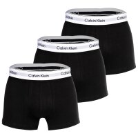 Calvin Klein mens boxer shorts, 3-pack -Trunks, Icon Stretch, logo waistband Black/White 2XL (XX-Large)