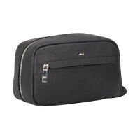 BOSS mens wash bag – Ray Travel wash bag, 15x25x10cm (HxWxD) Black