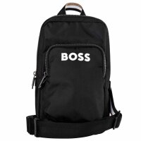 BOSS mens shoulder bag - Catch 3.0 Envelope Large, Crossbody Bag, 25x24x5cm (HxWxD) Black