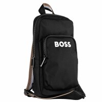 BOSS mens shoulder bag - Catch 3.0 Envelope Large, Crossbody Bag, 25x24x5cm (HxWxD) Black