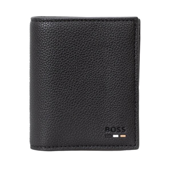 BOSS mens wallet – Ray Bifold Coin, coin compartment, imitation leather, 10x8x1m (HxWxD) Black